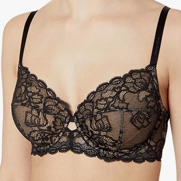 Calvin Klein Lace Unlined Bra - Picture 3 of 3